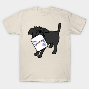 Cute Dog with Kamala Harris VP Debate Quote T-Shirt